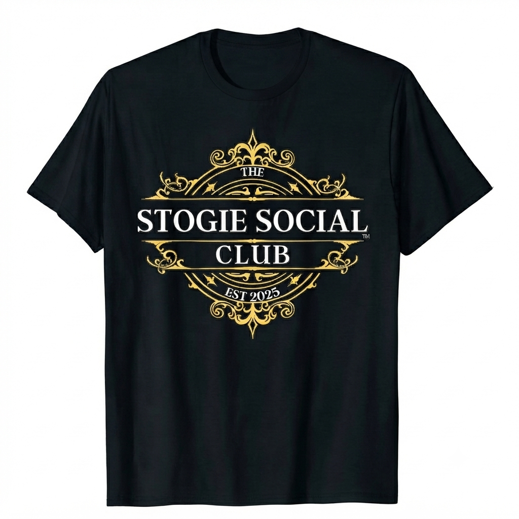 Stogie Social Club White/Gold - Front & Back