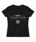 Original Cigar Snob Society Woman's V-neck T-shirt