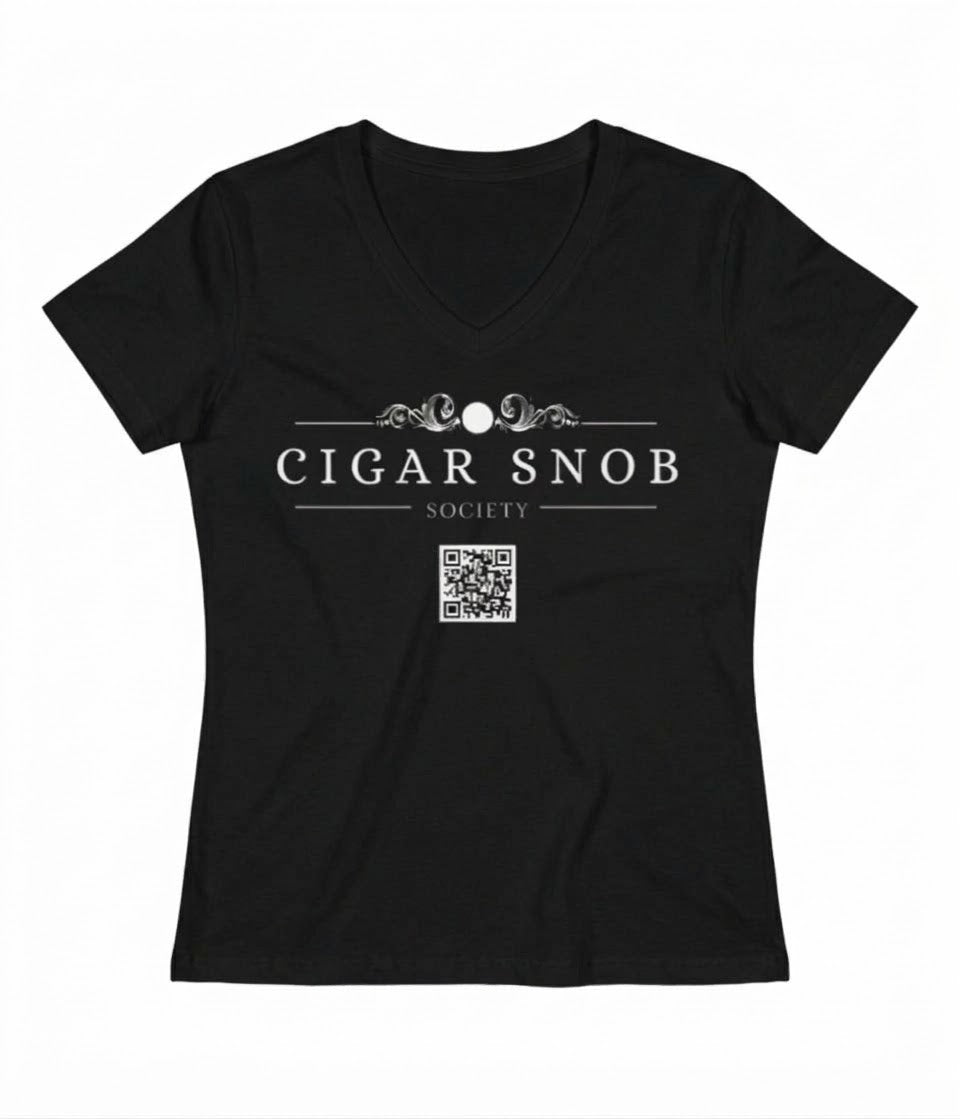 Original Cigar Snob Society Woman's V-neck T-shirt
