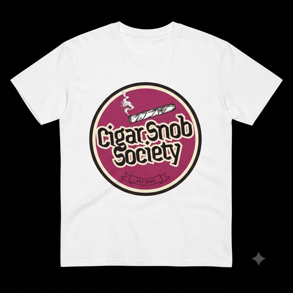 Cigar Snob Society Tee - Front & Back