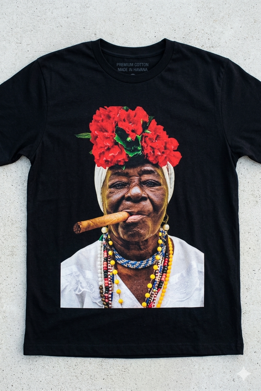 Cuban Lady - Front & Back