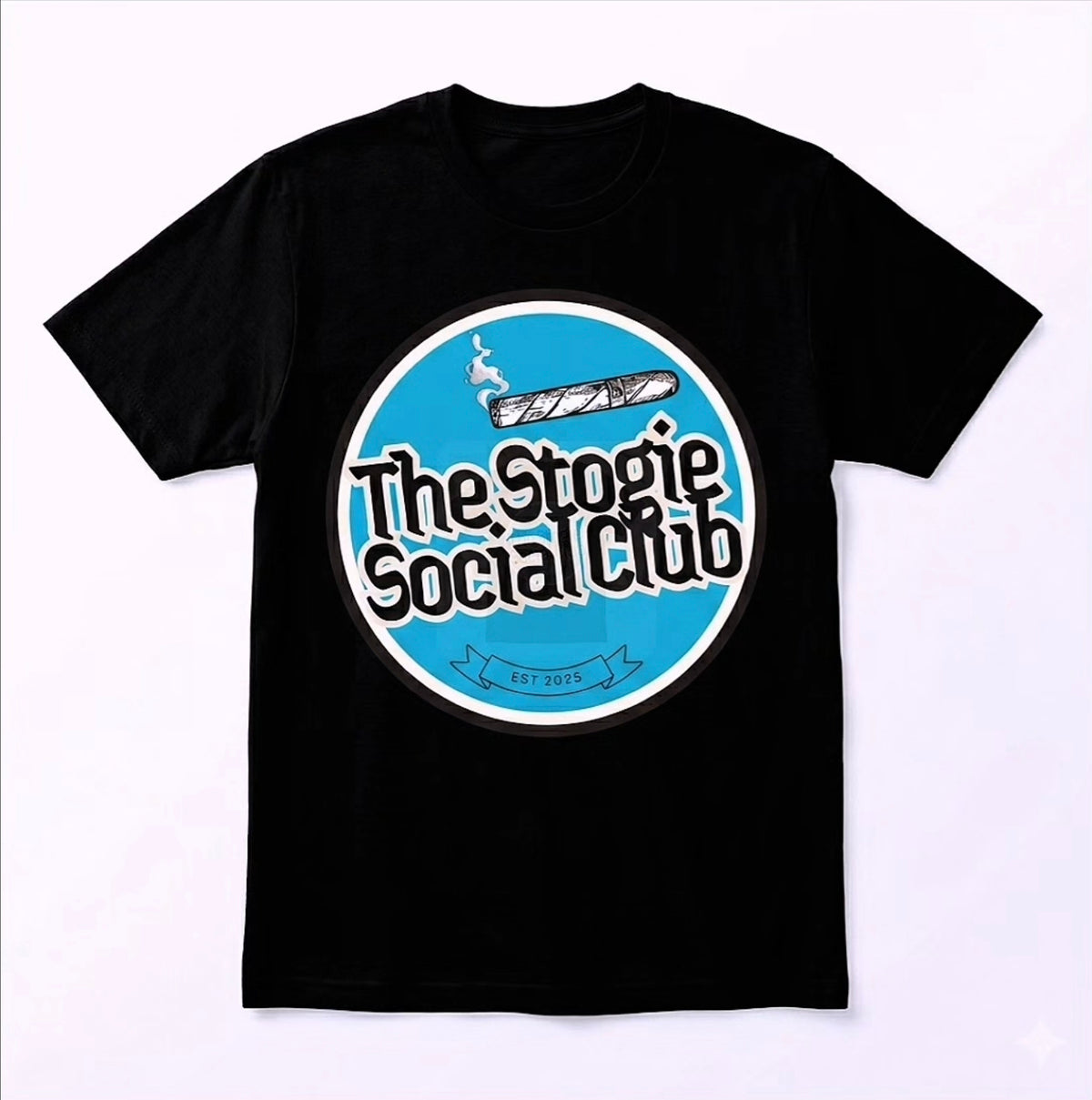 Stogie Social Club Badge Tee - Front & Back
