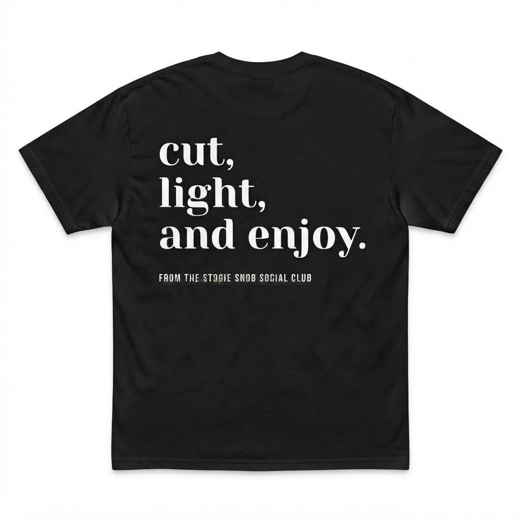 Stogie Social Club White/Gold - Front & Back
